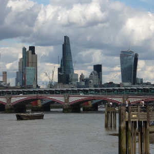 Skyline van de City of London
